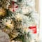 9ft. Pre-Lit Flocked Pine Pencil Artificial Christmas Tree, Warm White LED Lights